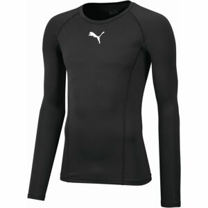 Puma LIGA BASELAYER TEE LS JR Fiú felső, fekete, méret