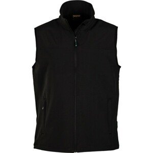 Hi-Tec LUMAN SOFTSHELL VEST LUMAN SOFTSHELL VEST - Férfi softshell mellény, fekete, méret