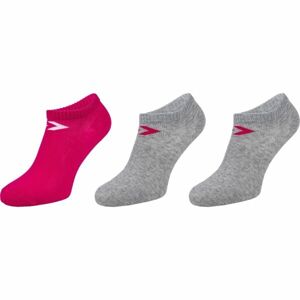 Converse BASIC WOMEN LOW CUT 3PP Női zokni, szürke, méret