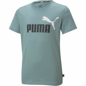 Puma ESS + 2 COL LOGO TEE Fiú póló, kék, méret
