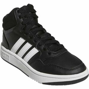 adidas HOOPS 3.0 MID K Fiú bokacipő, fekete, méret