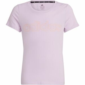 adidas LIN T Lány póló, rózsaszín, méret
