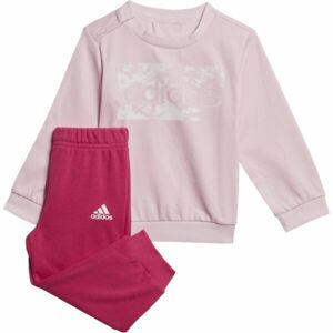 adidas I LIN FT JOG Gyerek melegítő szett, rózsaszín, méret