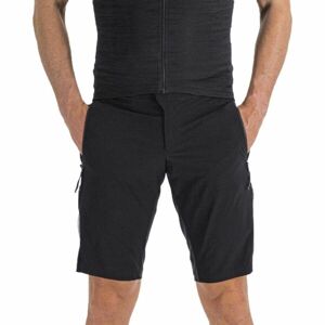 Sportful SUPERGIARA OVERSHORT Férfi kerékpáros rövidnadrág, fekete, méret