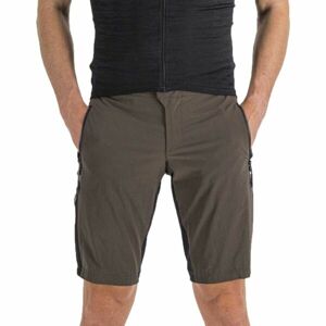 Sportful SUPERGIARA OVERSHORT Férfi kerékpáros rövidnadrág, barna, méret