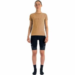 Sportful GIARA W TEE Női kerékpáros póló, barna, méret