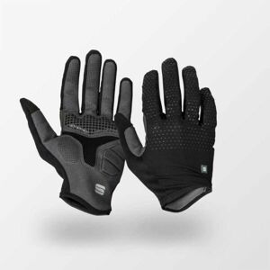 Sportful FULL GRIP GLOVES Kerékpáros kesztyű, fekete, méret