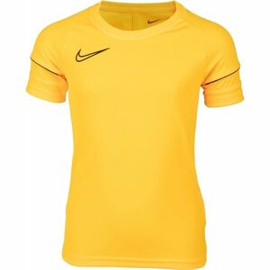Nike DRI-FIT ACADEMY Fiú futballpóló, sárga, méret