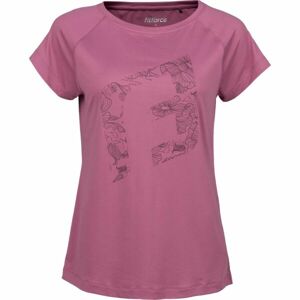 Fitforce HASLEY Női edzőpóló, rózsaszín, méret