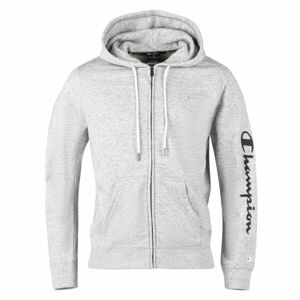 Champion HOODED FULL ZIP SWEATSHIRT Férfi cipzáras felső, szürke, méret