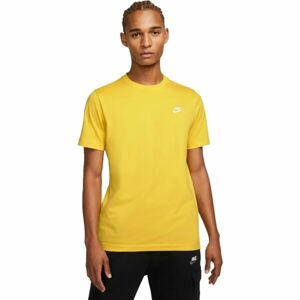Nike SPORTSWEAR CLUB Férfi póló, sárga, méret