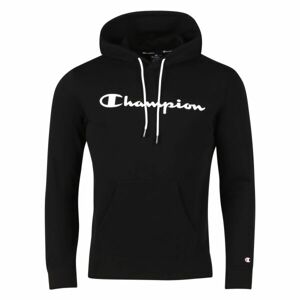 Champion HOODED SWEATSHIRT Férfi pulóver, fekete, méret