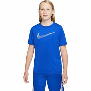 Nike NK DF HBR SS TOP Fiú póló, kék, méret