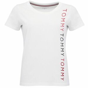 Tommy Hilfiger EMBROIDERY-SS TEE Női póló, fehér, méret