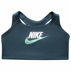 Nike NK SWSH PLUS FUTURA GX BRA Női sportmelltartó, sötétzöld, méret