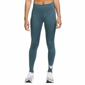 Nike NK DF SWSH RUN MR 7/8 TGHT Női legging, sötétzöld, méret