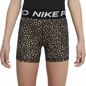 Nike NP DF 3IN SHORT ANML AOP Lány sport rövidnadrág, fekete, méret