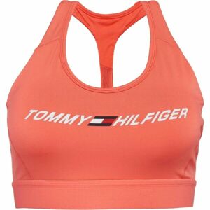 Tommy Hilfiger MID INTENSITY GRAPHIC RACER BRA Női sportmelltartó, lazac, méret