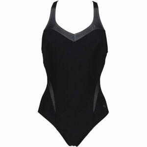 Arena ISABEL LIGHT CROSS BACK ONE PIECE Női fürdőruha, fekete, méret