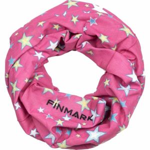 Finmark FS-233 Gyerek multifunkcionális kendő, rózsaszín, méret