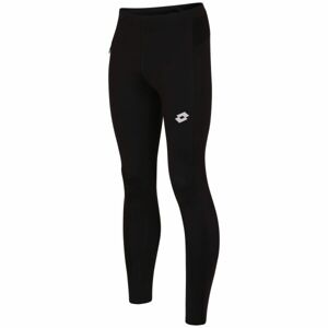 Lotto RUN FIT LEGGING Férfi legging futáshoz, fekete, méret