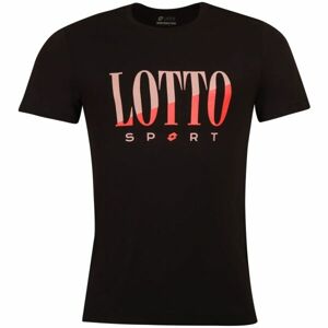 Lotto TEE SUPRA VI Férfi póló, fekete, méret