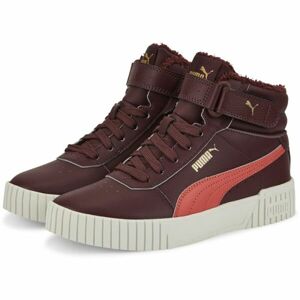 Puma CARINA 2.0 MID WTR JR Lány téli tornacipő, bordó, méret 37