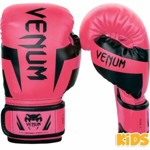 Venum ELITE BOXING GLOVES KIDS - EXCLUSIVE FLUO Gyerek bokszkesztyű, rózsaszín, méret