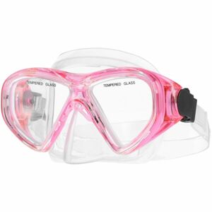 AQUATIC RAY MASK Junior búvármaszk, rózsaszín, méret