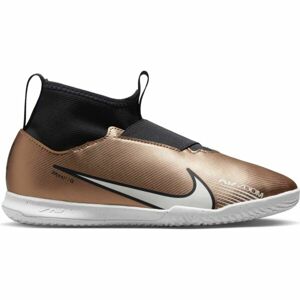 Nike JR ZOOM SUPERFLY 9 ACADEMY IC Gyerek teremcipő, arany, méret 33