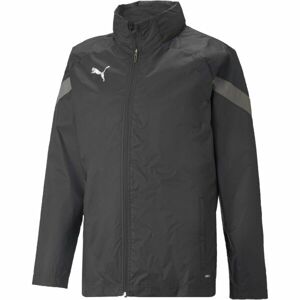 Puma TEAMFINAL ALL WEATHER JACKET Férfi kabát focihoz, fekete, méret