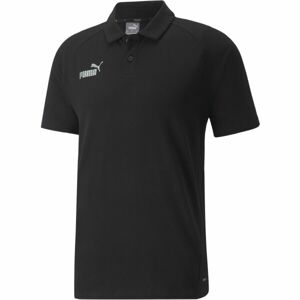 Puma TEAMFINAL CASUALS POLO Férfi póló, fekete, méret