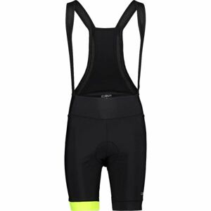 CMP BIKE BIB SHORTS Férfi kerékpáros rövidnadrág, fekete, méret