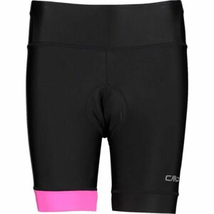 CMP BIKE SHORTS W Női kerékpáros rövidnadrág, fekete, méret