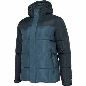 4F DOWN JACKET MEN´S Férfi tollkabát, sötétkék, méret