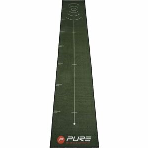PURE 2 IMPROVE PUTTING MAT 400 x 66 cm Golf gyakorlószőnyeg, sötétzöld, méret
