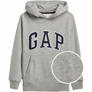 GAP V-NEW CAMPUS LOGO HOOD Fiú pulóver, szürke, méret