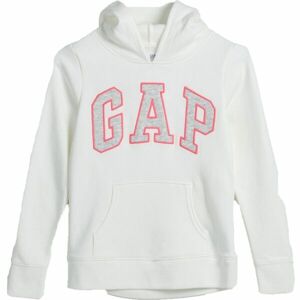 GAP LOGO HOOD Lány pulóver, fehér, méret