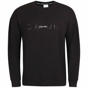 Calvin Klein EMB ICON LOUNGE-L/S SWEATSHIRT Férfi pulóver, fekete, méret