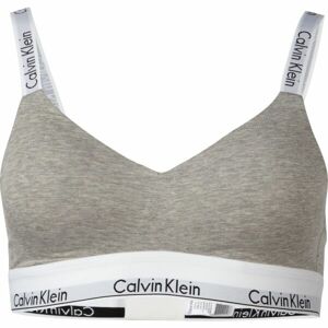 Calvin Klein MODERN COTTON-LGHT LINED BRALETTE Sportmelltartó, szürke, méret