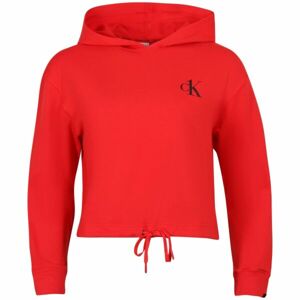 Calvin Klein L/S HOODIE Női pulóver, piros, méret