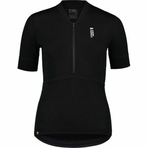 MONS ROYALE CADENCE HALF ZIP Női funkcionális kerékpáros mez, fekete, méret