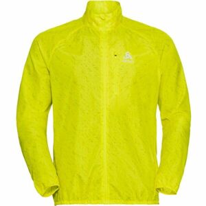 Odlo ZEROWEIGHT PRINT JACKET Férfi kabát, fényvisszaverő neon, méret