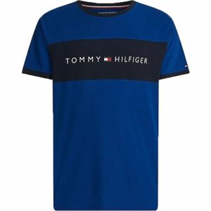 Tommy Hilfiger CN SS TEE LOGO FLAG Férfi póló, kék, méret