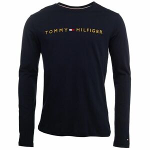 Tommy Hilfiger TOMMY ORIGINAL-CN LS TEE LOGO Férfi felső, sötétkék, méret