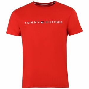 Tommy Hilfiger CN SS TEE LOGO Férfi póló, piros, méret