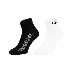Calvin Klein QUARTER 2P Férfi zokni, fehér, méret