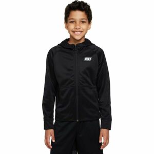 Nike TF HOODIE FZ GFX 1 Fiú pulóver, fekete, méret