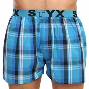 Styx MEN'S BOXERS SHORTS SPORTS RUBBER Férfi alsónemű, kék, méret