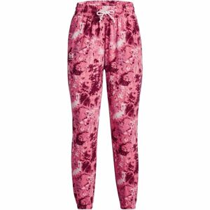 Under Armour RIVAL TERRY PRINT JOGGER Női melegítőnadrág, rózsaszín, méret